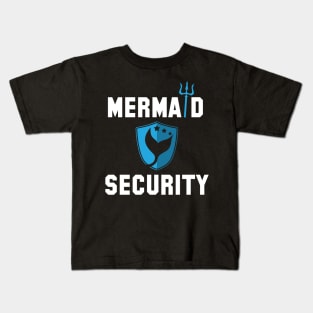 Mermaid Security Kids T-Shirt